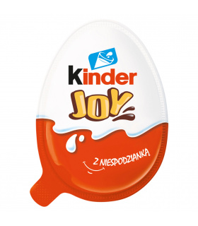 Kinder Joy Chrupiące wafelki posypane kakao w kremie z niespodzianką 20 g