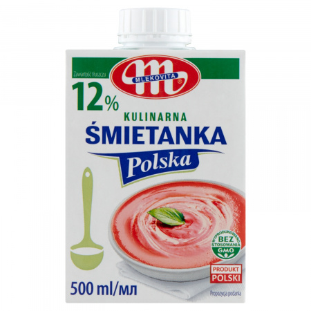 Mlekovita Śmietanka Polska kulinarna 12 % 500 ml