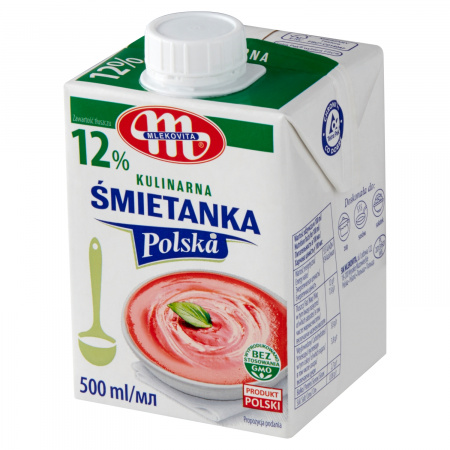 Mlekovita Śmietanka Polska kulinarna 12 % 500 ml