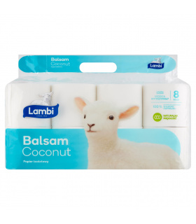 Lambi Balsam Coconut Papier toaletowy 8 rolek