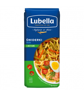 Lubella Makaron świderki z warzywami 400 g