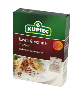 Kupiec Kasza gryczana prażona 400 g (4 torebki)