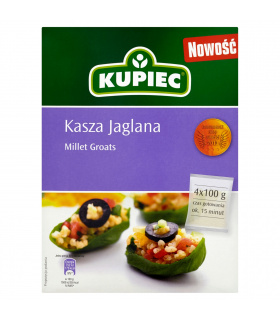 Kupiec Kasza jaglana 400 g (4 torebki)