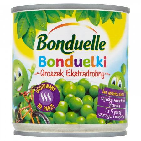 Bonduelle Bonduelki Groszek ekstradrobny 160 g