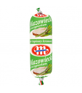 Mlekovita Mazowiecki ze szczypiorkiem Ser topiony kremowy 100 g