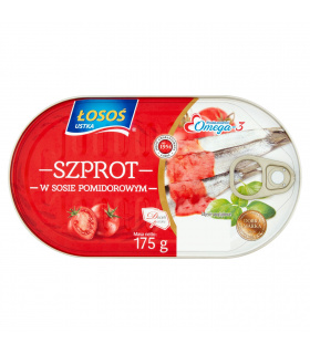 Łosoś Ustka Szprot w sosie pomidorowym 175 g