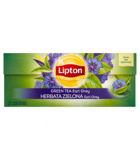 Lipton Earl Grey Herbata zielona 40 g (25 torebek)