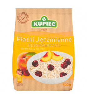 Kupiec Płatki jęczmienne błyskawiczne 400 g