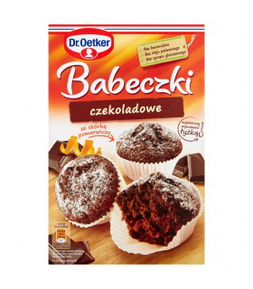 Dr. Oetker Babeczki czekoladowe ze skórką pomarańczy 335 g