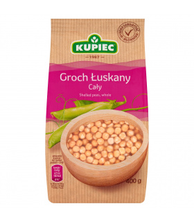 Kupiec Groch łuskany cały 400 g