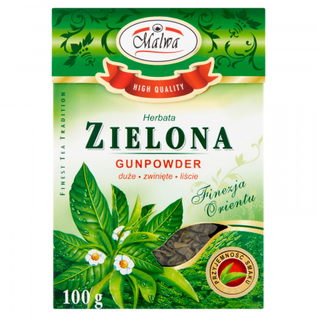 Malwa Gunpowder Herbata zielona 100 g