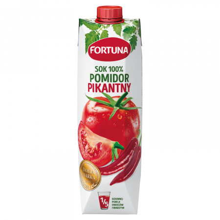 Fortuna Sok 100% pomidor pikantny 1 l