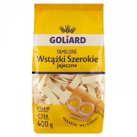 Goliard Makaron familijne wstążki szerokie jajeczne 400 g