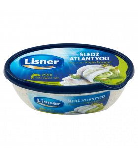 Lisner Śledź atlantycki filety w sosie koperkowym 160 g