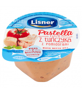 Lisner Pastella Pasta z tuńczyka z pomidorami 80 g