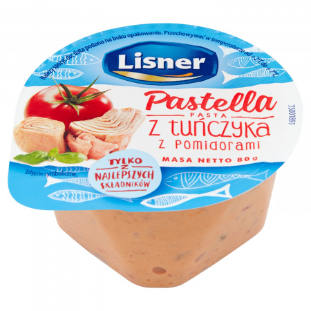 Lisner Pastella Pasta z tuńczyka z pomidorami 80 g