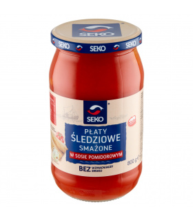 Seko Płaty śledziowe smażone w sosie pomidorowym 800 g