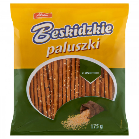 Aksam Beskidzkie Paluszki z sezamem 175 g