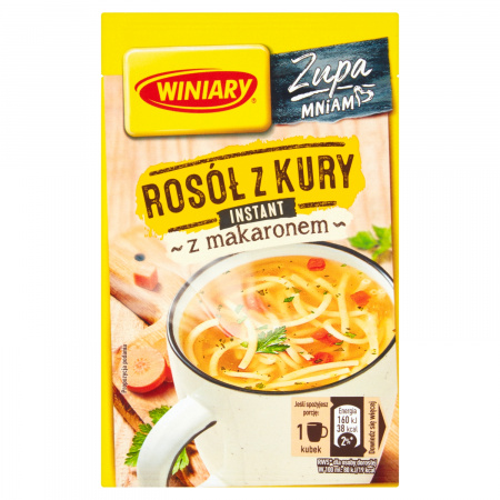 Winiary Zupa instant rosół z kury z makaronem 12 g