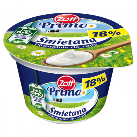 Zott Primo Śmietana 18% 180 g