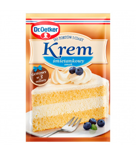 Dr. Oetker Krem do tortów i ciast smak śmietankowy 120 g