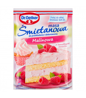 Dr. Oetker Masa śmietanowa malinowa 86 g