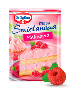 Dr. Oetker Masa śmietanowa malinowa 86 g