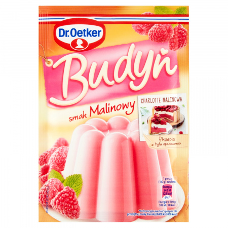 Dr. Oetker Budyń smak malinowy 40 g