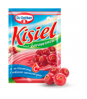 Dr. Oetker Kisiel smak żurawinowy 38 g