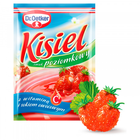 Dr. Oetker Kisiel smak poziomkowy 38 g