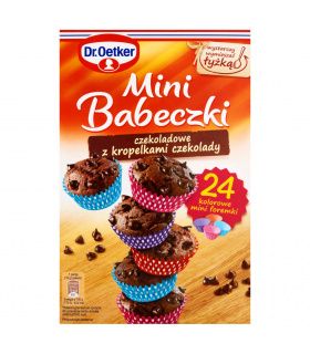 Dr. Oetker Mini Babeczki czekoladowe z kropelkami czekolady 245 g