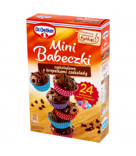 Dr. Oetker Mini Babeczki czekoladowe z kropelkami czekolady 245 g