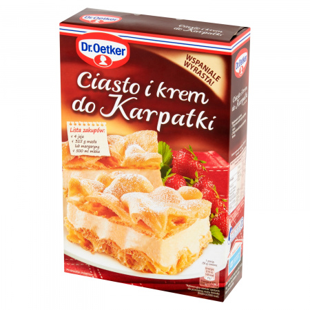 Dr. Oetker Ciasto i krem do karpatki 380 g