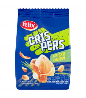 Felix Crispers Orzeszki ziemne smażone w skorupce o smaku cebulowym 125 g