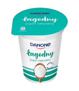 Danone łagodny Jogurt naturalny 370 g