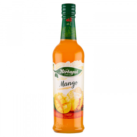 Herbapol Suplement diety syrop o smaku mango z ananasem 420 ml