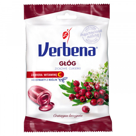 Verbena Ziołowe cukierki głóg 60 g