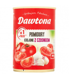 Dawtona Pomidory krojone z czosnkiem 400 g