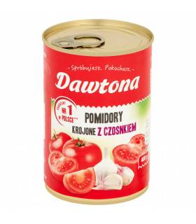 Dawtona Pomidory krojone z czosnkiem 400 g