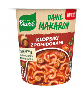 Knorr Danie makaron klopsiki z pomidorami 63 g