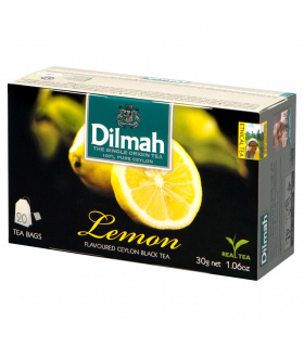 Dilmah Lemon Cejlońska czarna herbata 30 g (20 x 1,5 g)