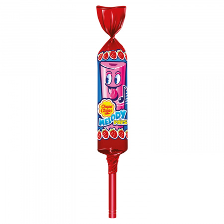 Chupa Chups Melody Pops Lizak o smaku truskawkowym 15 g