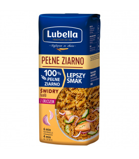 Lubella Pełne Ziarno Makaron świdry z orkiszem 400 g