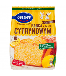 Gellwe Babka o smaku cytrynowym mieszanka do domowego przygotowania ciasta 375 g