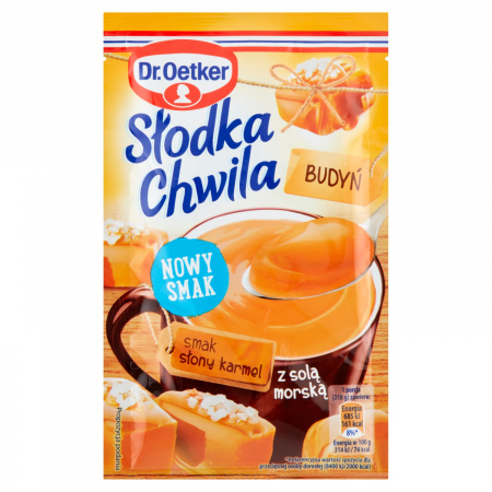 Dr. Oetker Słodka Chwila Budyń smak słony karmel 43 g