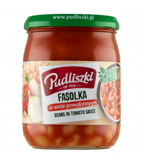 Pudliszki Fasolka w sosie pomidorowym 500 g