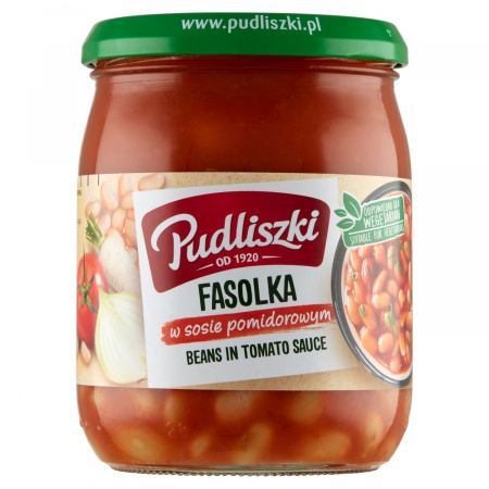 Pudliszki Fasolka w sosie pomidorowym 500 g