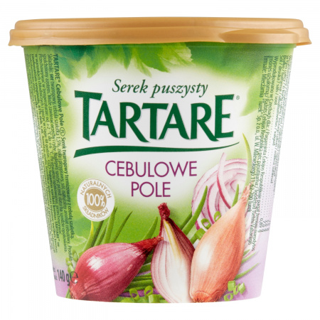 Tartare Serek puszysty cebulowe pole 140 g