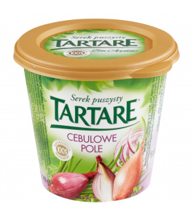 Tartare Serek puszysty cebulowe pole 140 g