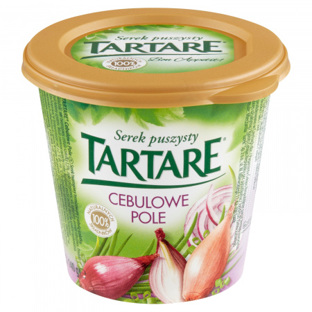 Tartare Serek puszysty cebulowe pole 140 g